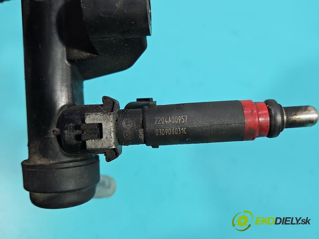 Skoda Fabia I 1999-2007 1.2 6V 54 HP manual 40 kW 1198 cm3 5- vstrek 2204A00957 (Vstrekovač paliva)