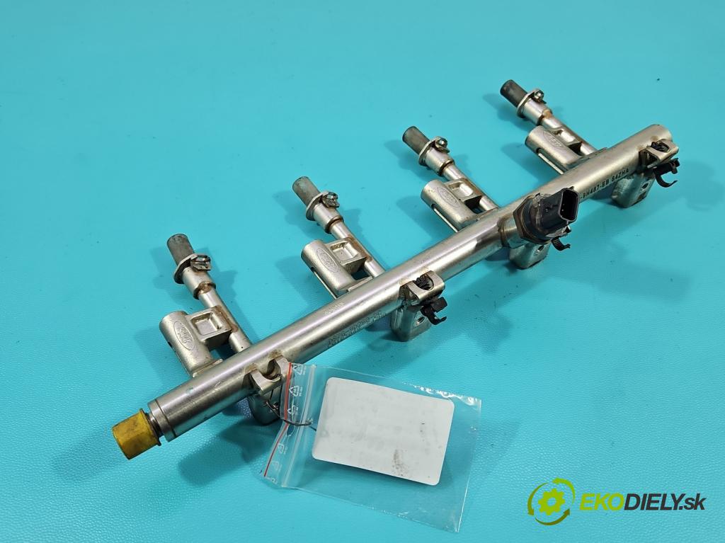 Ford Focus Mk3 2010-2018 1.5 EcoBoost: 150 hp manual 110 kW 1498 cm3 4- lišta vstřikovací DS7G-9H487-EB (Vstřikovací lišta)