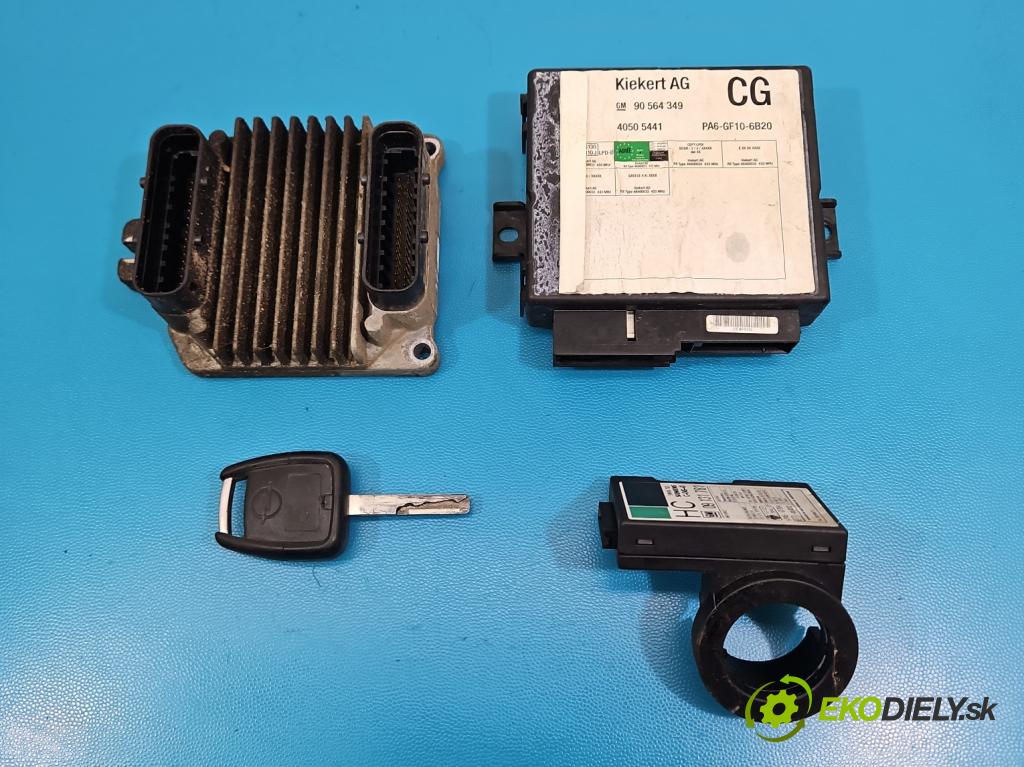 Opel Vectra B 1995-2002 1.6 16V 101 HP manual 74 kW 1598 cm3 5- riadiaca jednotka motora 09364599