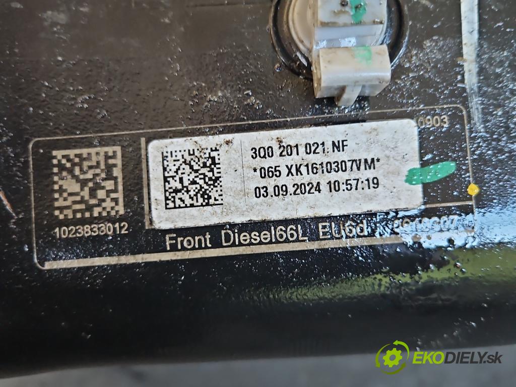 Skoda Superb IV 2023- 2.0 TDI 150 hp automatic 110 kW 1968 cm3 5- Nádrž: paliva 3Q0201021NF (Palivová nádrž)