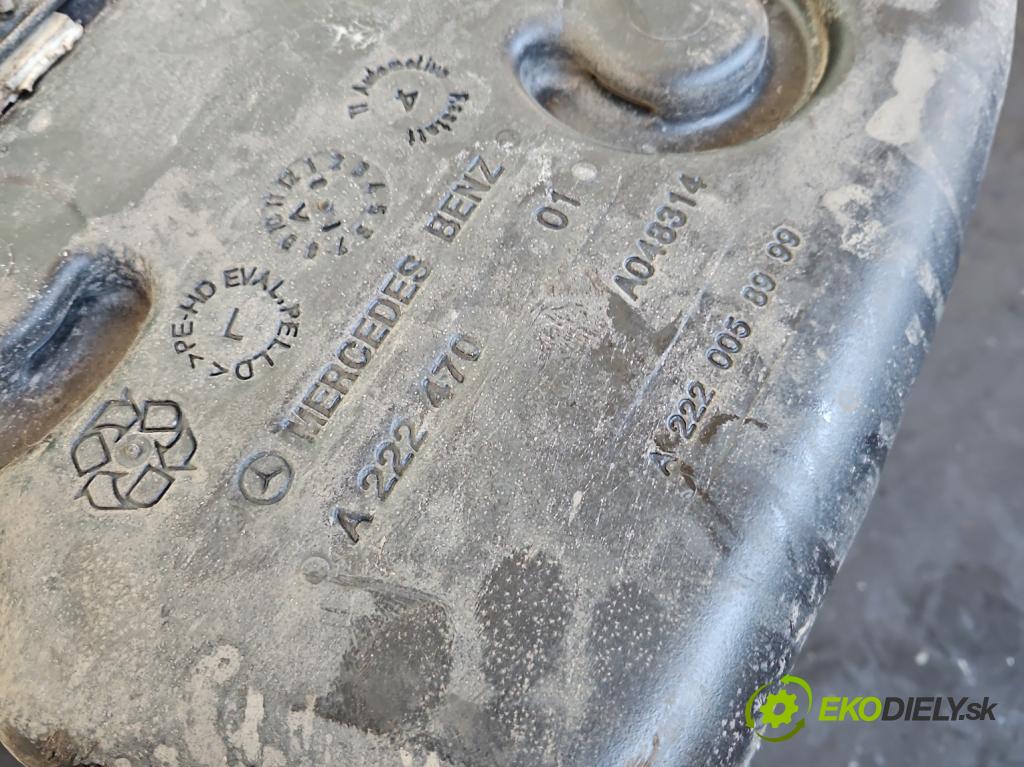 Mercedes S W222 2013-2020 3.0 cdi 656929 340KM: automatic 250 kW 2925 cm3 4- Nádrž: palivo A2220058999 (Palivová nádrž)