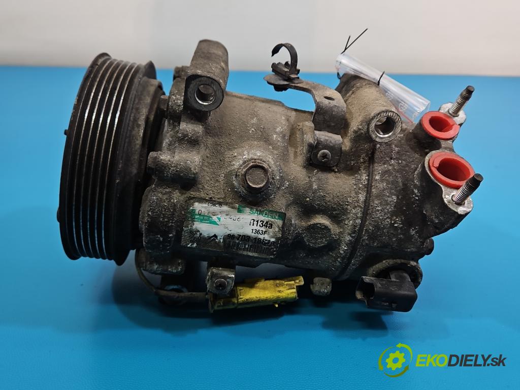 Citroen DS3 2010-2016 1.6 hdi 92 HP manual 68 kW 1560 cm3 3- Kompresor: klimatizácie 9670318880 (Kompresor klimatizácie)