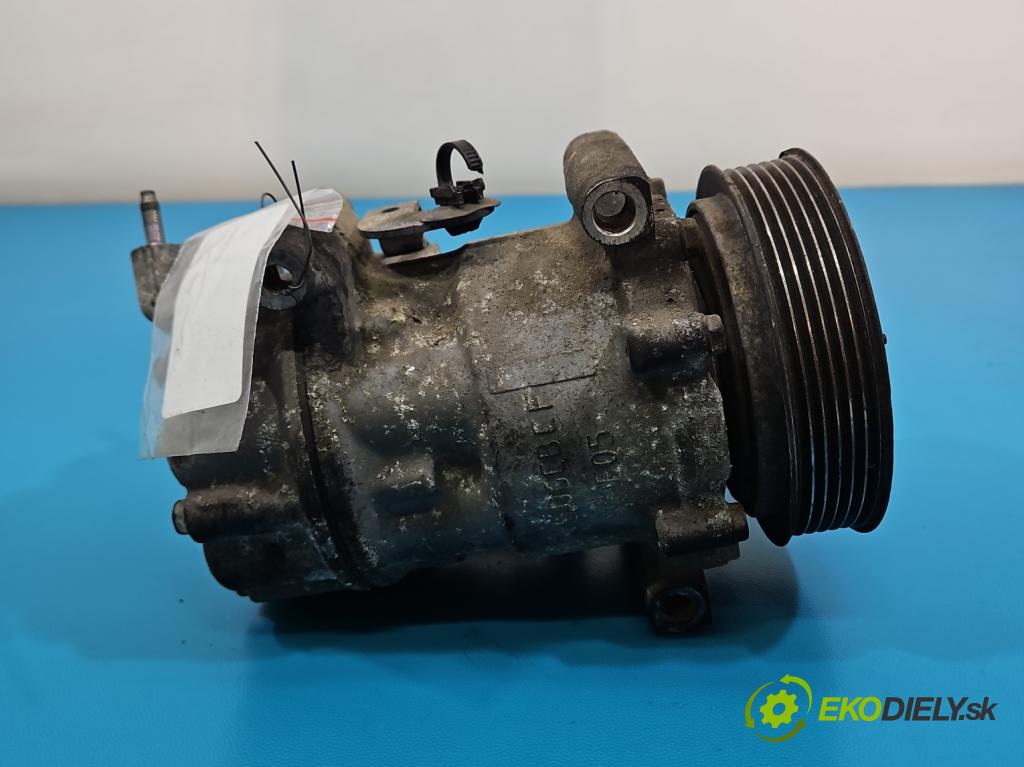 Citroen DS3 2010-2016 1.6 hdi 92 HP manual 68 kW 1560 cm3 3- Kompresor: klimatizácie 9670318880 (Kompresor klimatizácie)