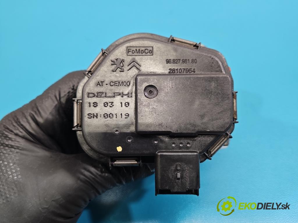 Citroen DS3 2010-2016 1.6 hdi 92 hp manual 68 kW 1560 cm3 3- škrticí klapka 28107954 (Škrticí klapka)