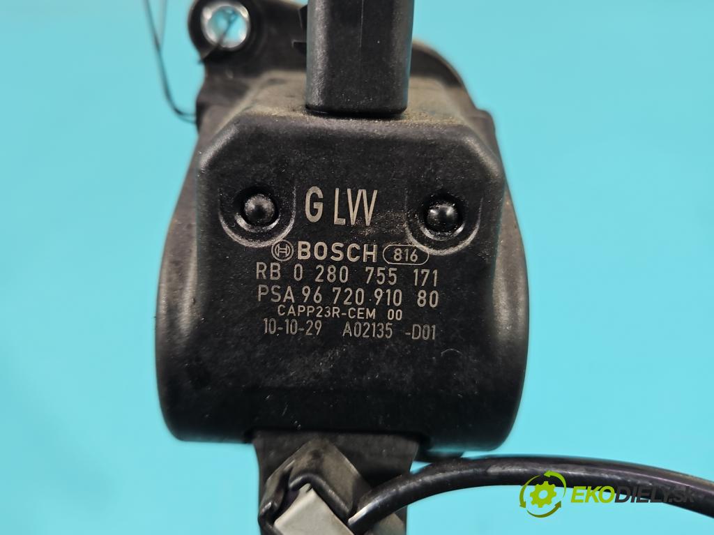 Citroen C5 II 2008-2017 2.0 hdi 136hp manual 100 kW 1997 cm3 4- pedal plyn: potenciometr: 0280755171