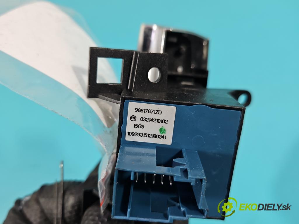 Citroen C5 II 2008-2017 2.0 hdi 136hp manual 100 kW 1997 cm3 4- Přepínač brzda: ručního 96617671ZD (Páčky pod volantem)