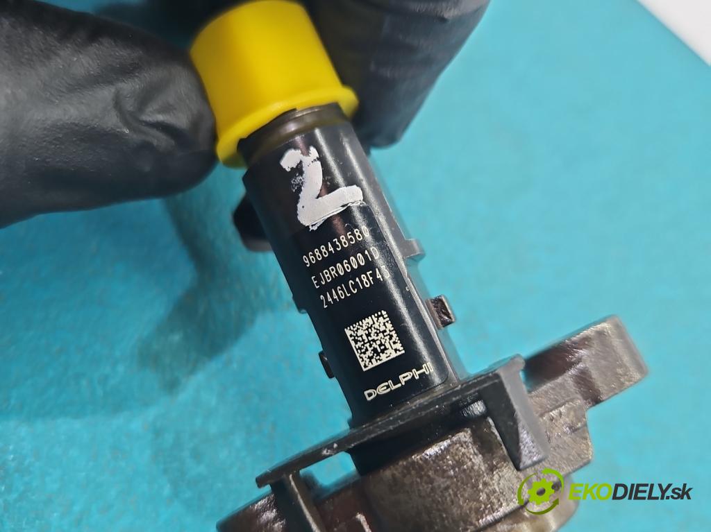 Citroen C5 II 2008-2017 2.0 hdi 136hp manual 100 kW 1997 cm3 4- vstřikovač EJBR06001D (Vstřikovač paliva)