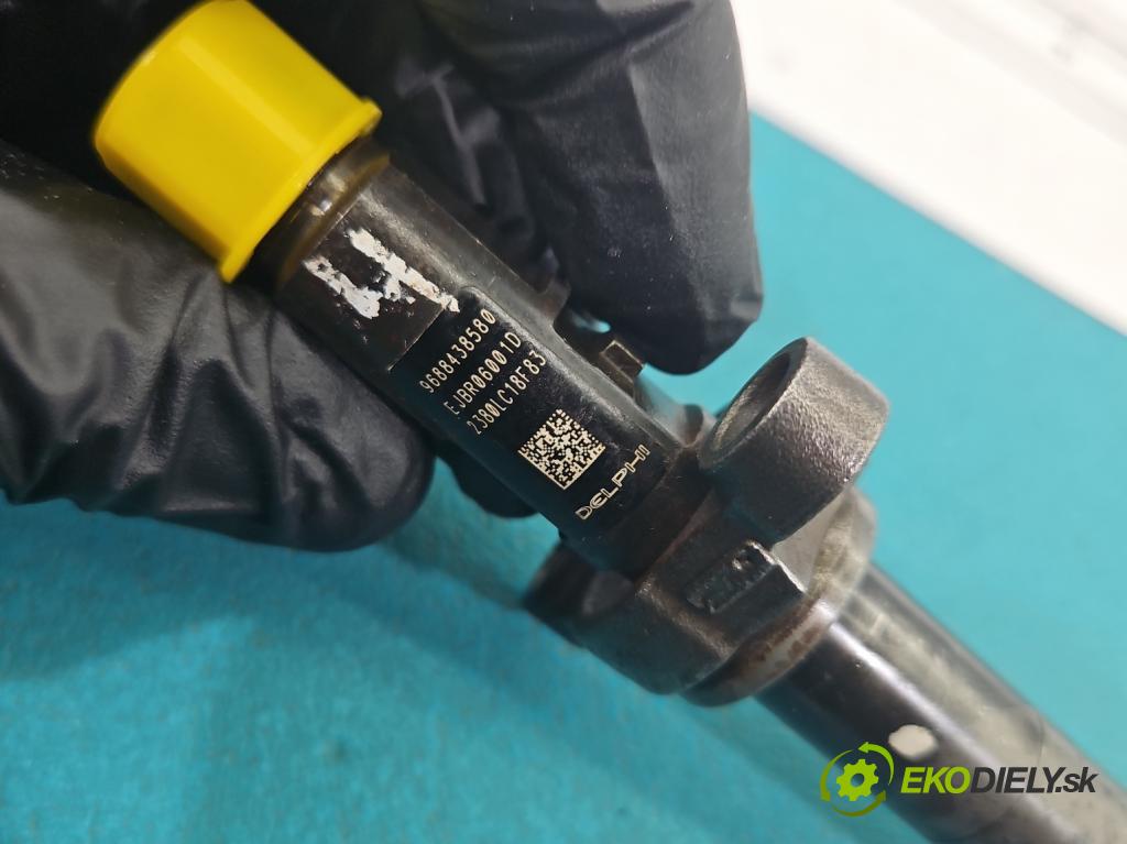Citroen C5 II 2008-2017 2.0 hdi 136hp manual 100 kW 1997 cm3 4- vstřikovač EJBR06001D (Vstřikovač paliva)