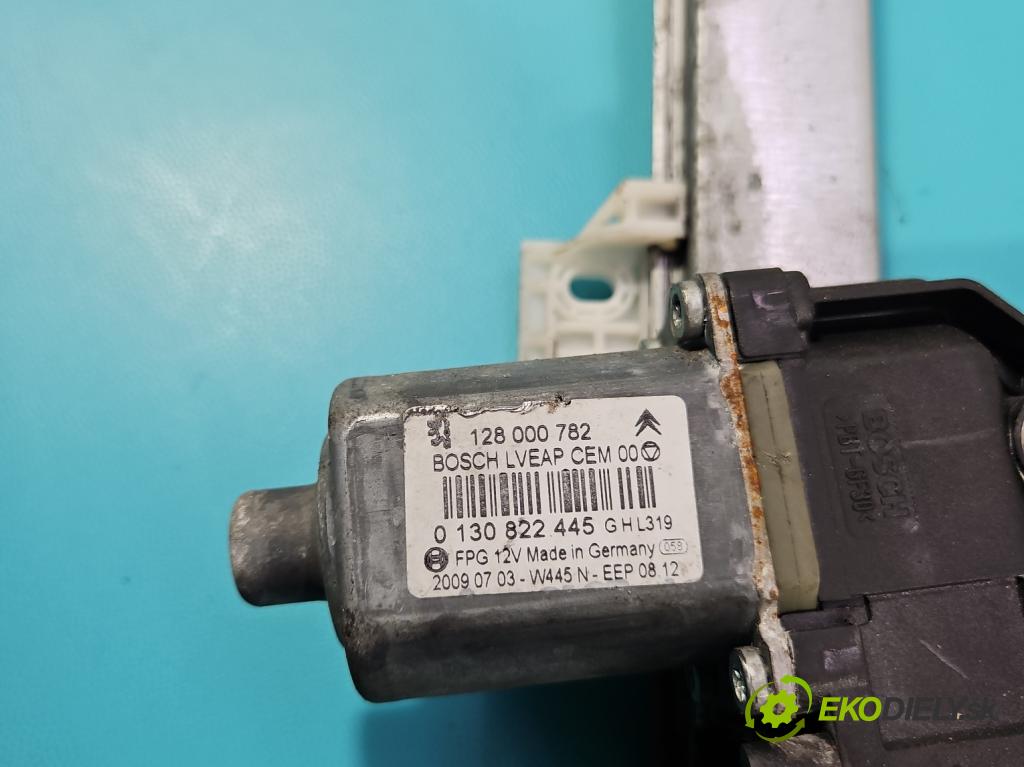 Citroen C5 II 2008-2017 2.0 hdi 136 HP manual 100 kW 1997 cm3 4- mechanizmus okna predné pravý 0130822445