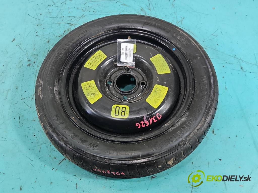 Citroen DS3 2010-2016 1.6 hdi 92 hp manual 68 kW 1560 cm3 3- kolo náhradní 15