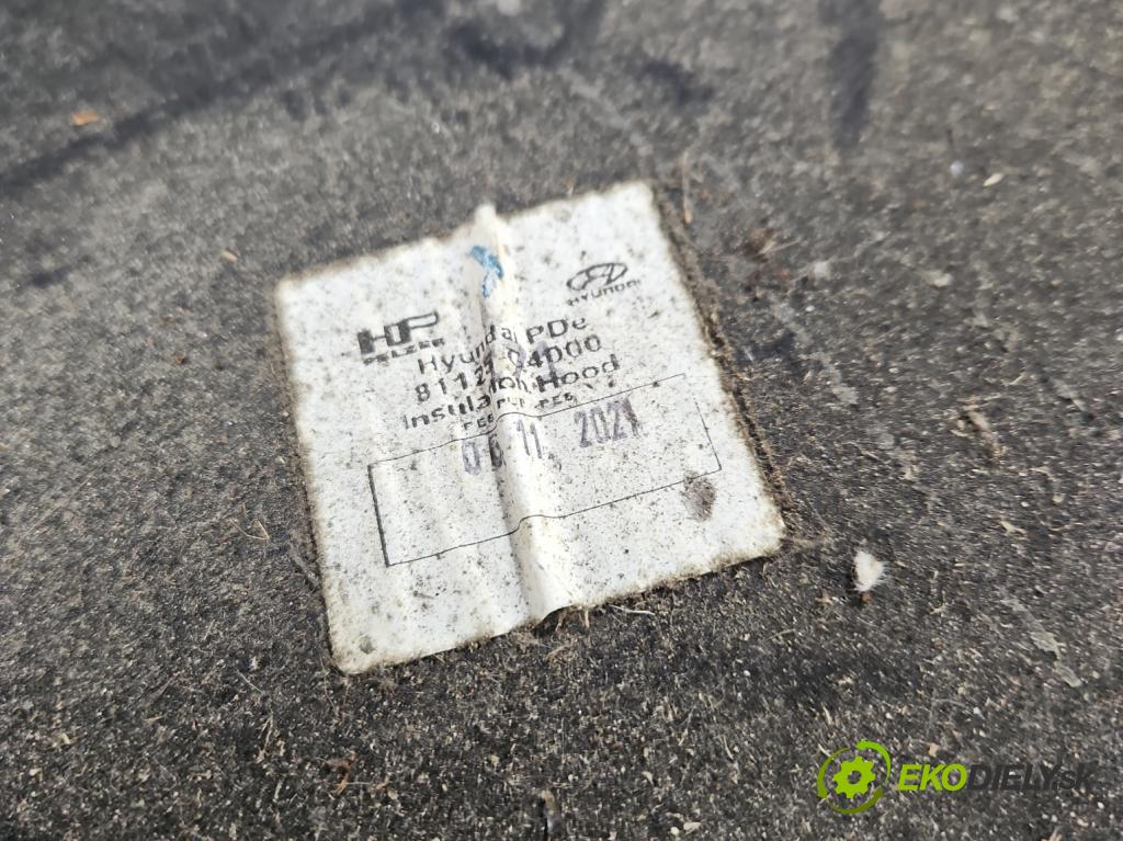 Hyundai I30 III 2016- 1.6 crdi 116 HP manual 85 kW 1598 cm3 5- Zvuková izolácia kapoty 81125-G4000