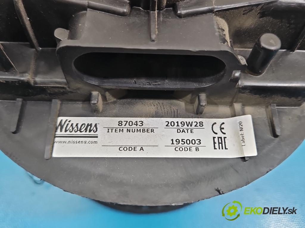 Renault Megane II 2003-2008 1.5 dci 101 HP manual 74 kW 1461 cm3 5- ventilátor vzduchu