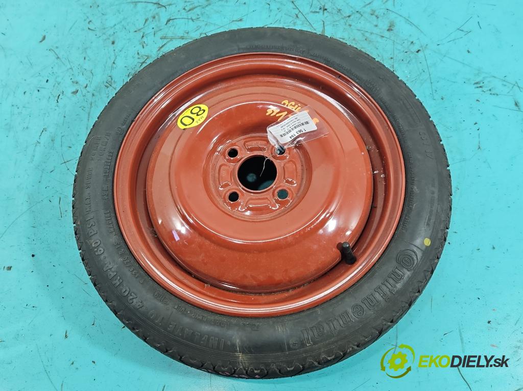 Opel Agila B 2008-2014 1.0 12V 65 hp manual 48 kW 996 cm3 5- kolo náhradní 15