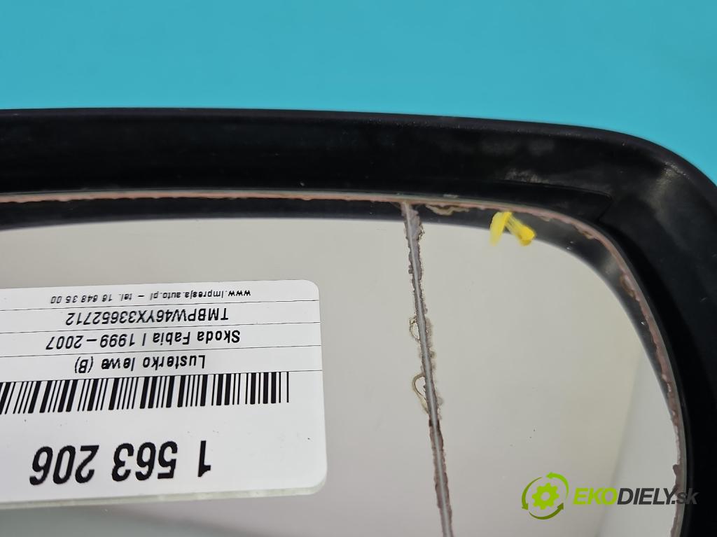 Skoda Fabia I 1999-2007 1.2 6V 54 HP manual 40 kW 1198 cm3 5- zrkadlo ľavé  (Kľučka dverí ostatné)