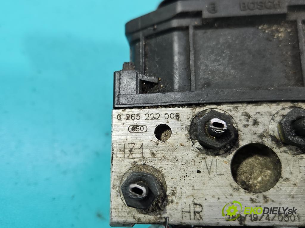 Skoda Fabia I 1999-2007 1.2 6V 54 HP manual 40 kW 1198 cm3 5- čerpadlo abs 0265800003 (Pumpa ABS)