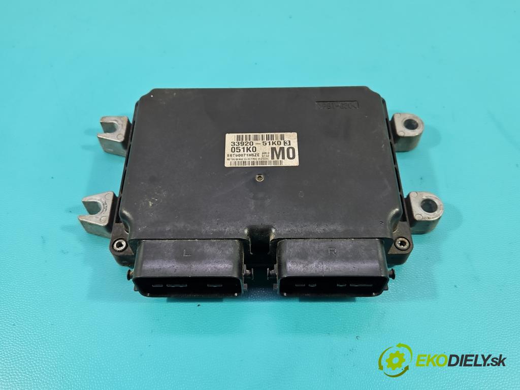 Opel Agila B 2008-2014 1.0 12V 65 hp manual 48 kW 996 cm3 5- řídící jednotka motoru 33920-51K03