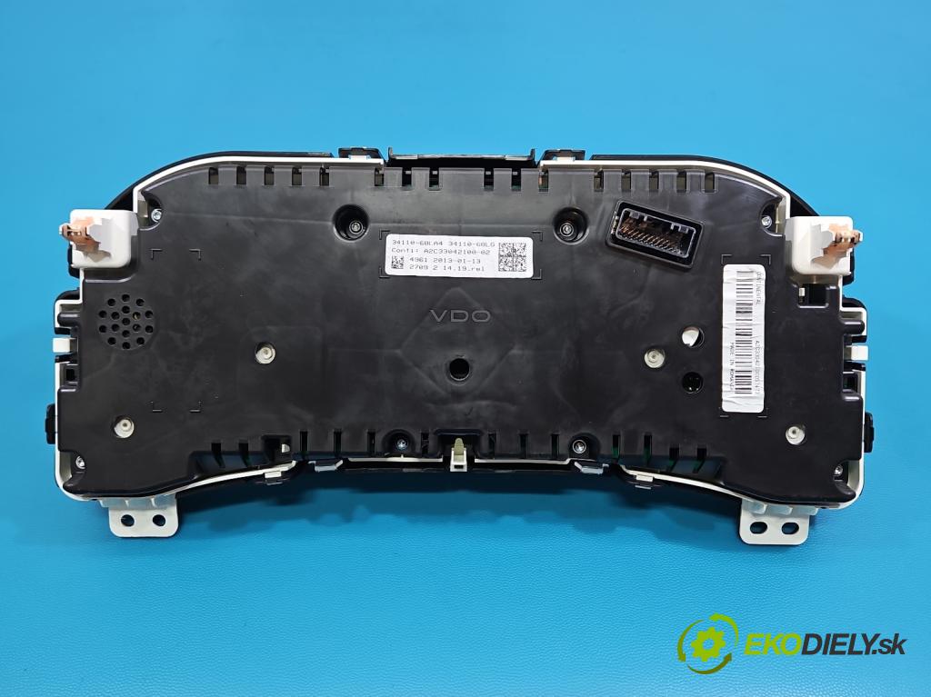 Suzuki Swift Mk7 2010-2017 1.2 16V 94 hp manual 69 kW 1242 cm3 5- Přístrojová deska 34110-68LA4 (Přístrojová deska)