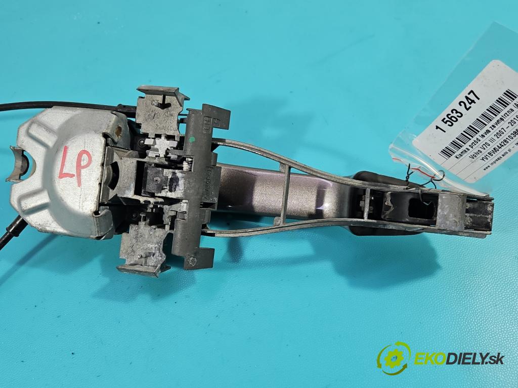 Volvo V70 III 2007-2016 2.0 16V 145 hp manual 107 kW 1999 cm3 5- klika přední levé  (Vnější přední levá klika dveří)