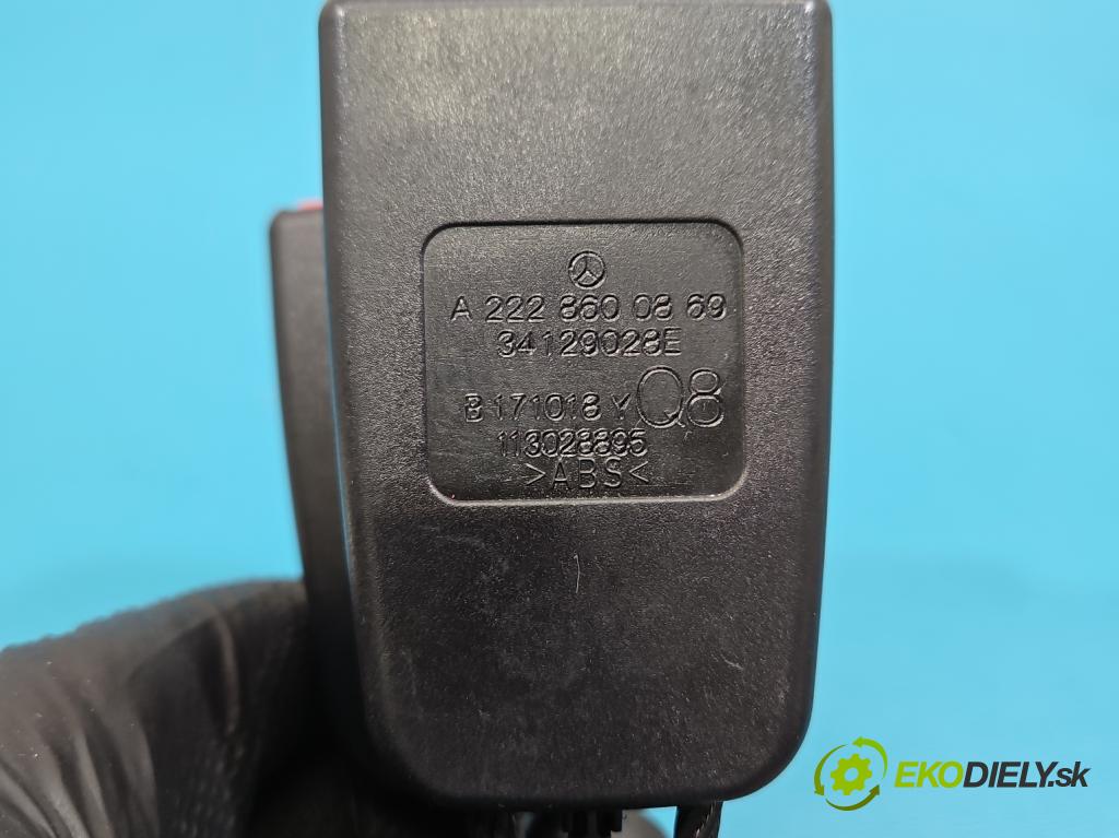 Mercedes S W222 2013-2020 3.0 cdi 656929 340KM: automatic 250 kW 2925 cm3 4- pas bezpečnosť: zadné ľavý A2228600869