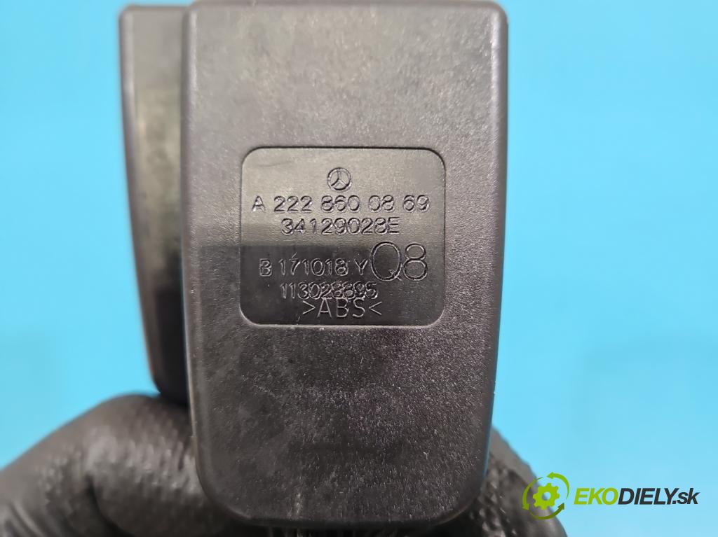 Mercedes S W222 2013-2020 3.0 cdi 656929 340KM: automatic 250 kW 2925 cm3 4- pas bezpečnosť: zadné ľavý A2228600869