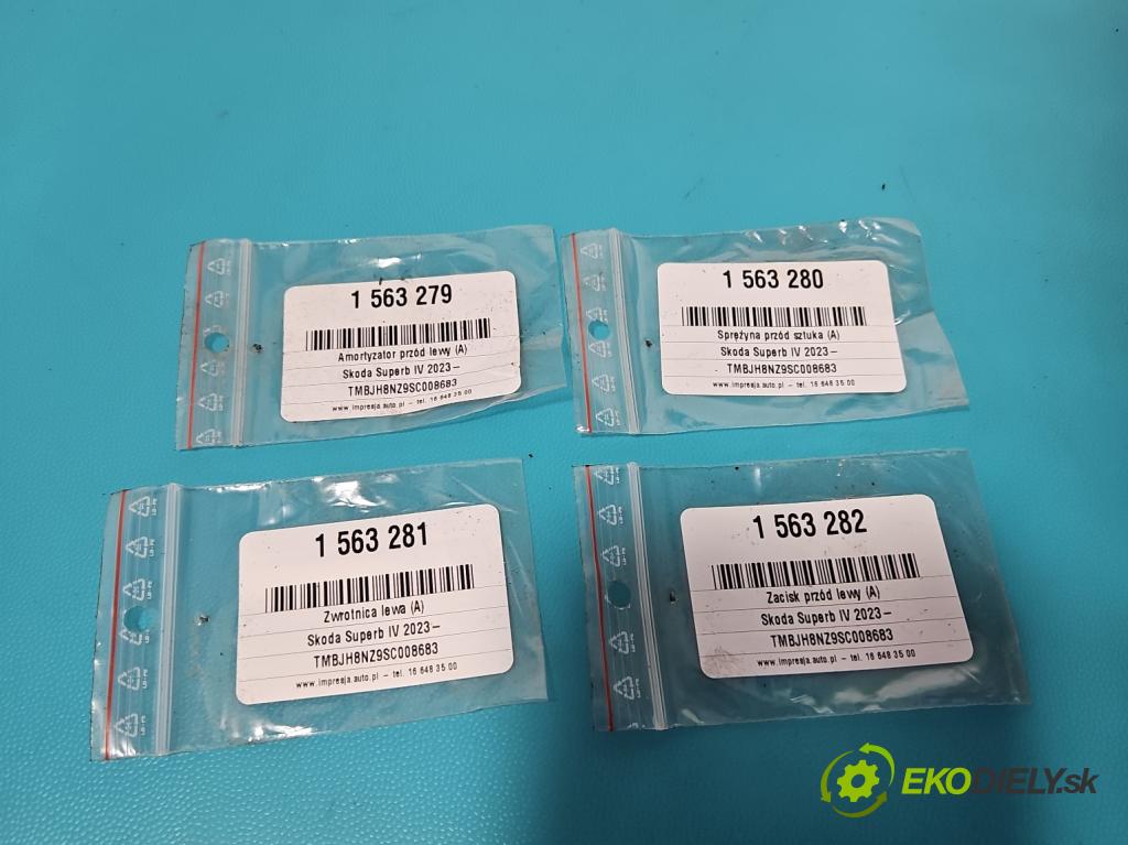 Skoda Superb IV 2023- 2.0 TDI 150 HP automatic 110 kW 1968 cm3 5- brzdič predné ľavý  (Kľučka dverí ostatné)