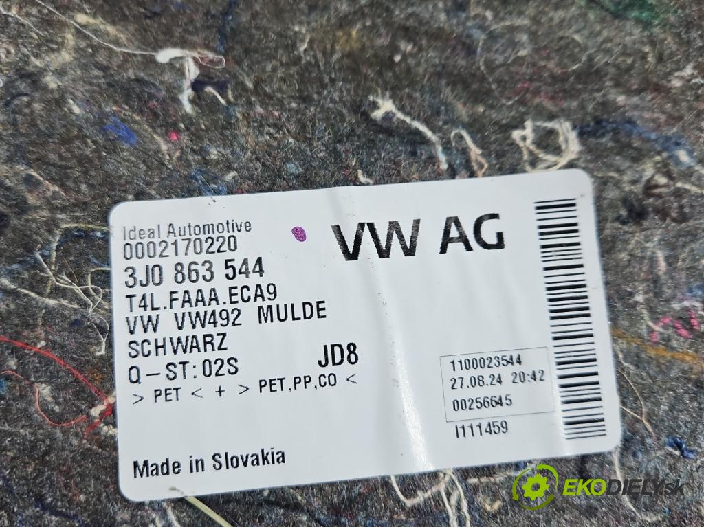 Skoda Superb IV 2023- 2.0 TDI 150 hp automatic 110 kW 1968 cm3 5- koberec do auta kufra: 3J0863544