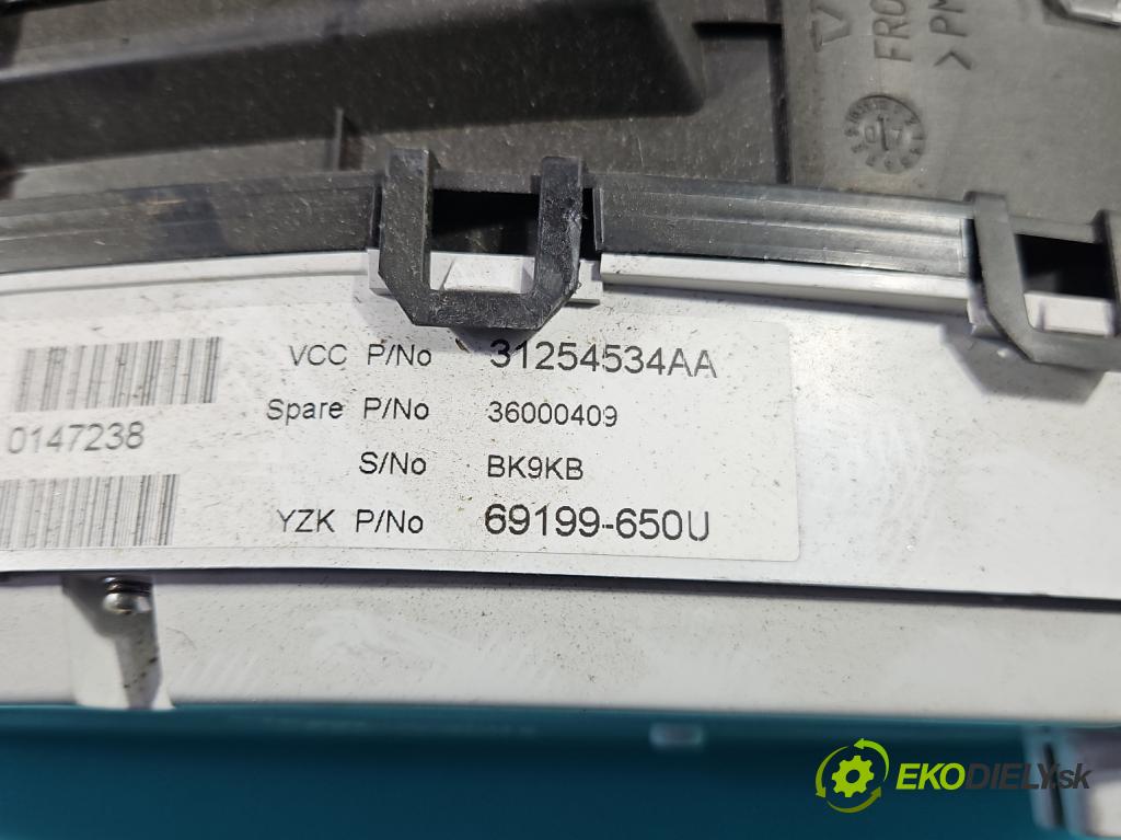 Volvo V70 III 2007-2016 2.0 16V 145 hp manual 107 kW 1999 cm3 5- Přístrojová deska 31254534AA (Přístrojová deska)