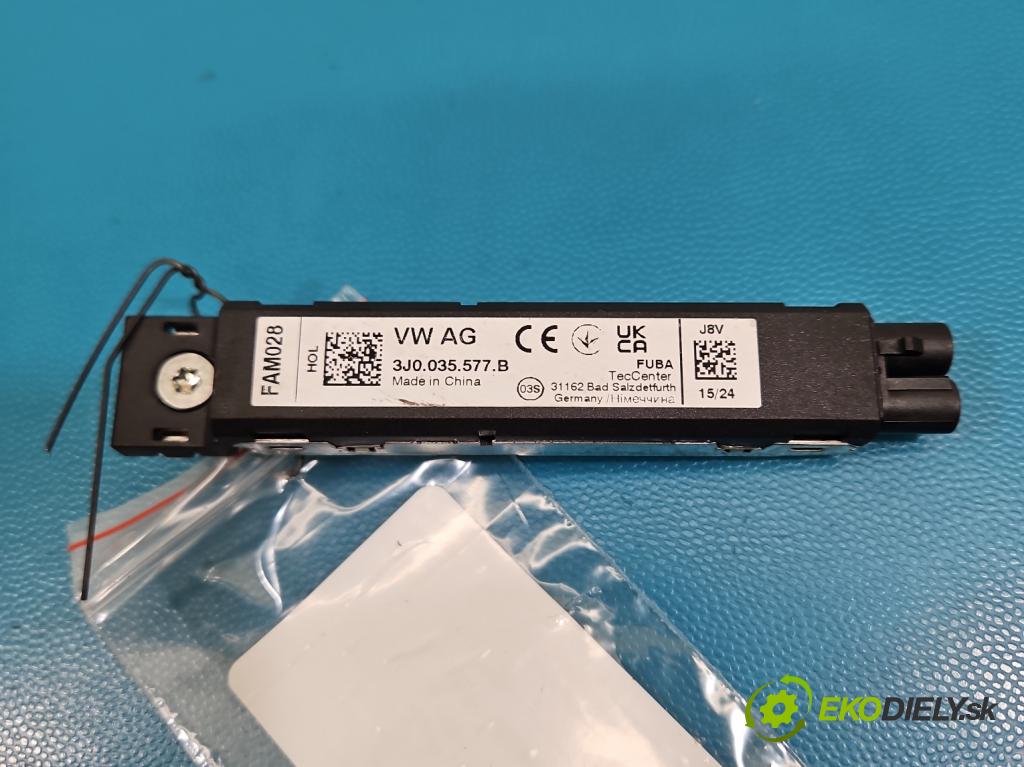 Skoda Superb IV 2023- 2.0 TDI 150 HP automatic 110 kW 1968 cm3 5- Zesilovač: 3J0035577B (Zosilňovač)