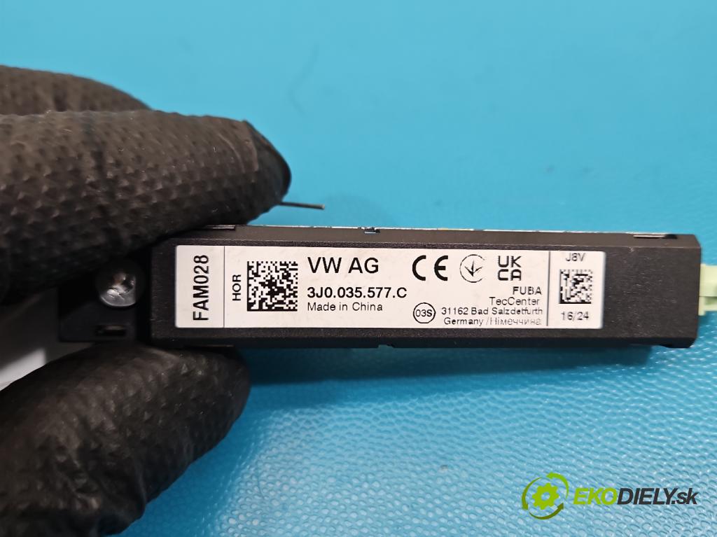 Skoda Superb IV 2023- 2.0 TDI 150 hp automatic 110 kW 1968 cm3 5- řídící jednotka 3J0035577C