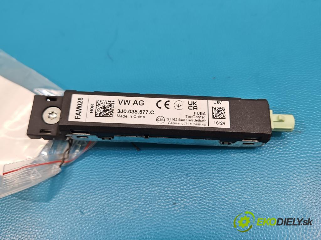 Skoda Superb IV 2023- 2.0 TDI 150 hp automatic 110 kW 1968 cm3 5- řídící jednotka 3J0035577C