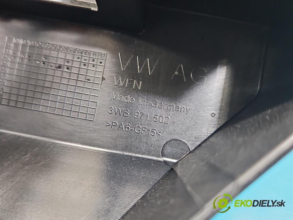 Skoda Superb IV 2023- 2.0 TDI 150 HP automatic 110 kW 1968 cm3 5- Upevnenie: 3WB971502