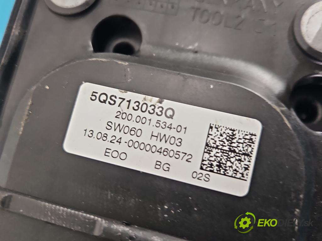 Skoda Superb IV 2023- 2.0 TDI 150 HP automatic 110 kW 1968 cm3 5- Páka: Změny: stupeň,rýchlosť 5QS713033Q (Rýchlostná páka (kulisa))