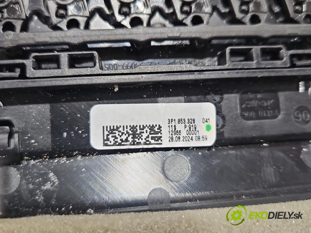 Skoda Superb IV 2023- 2.0 TDI 150 hp automatic 110 kW 1968 cm3 5- Mřížka: topení medián: 3P1853328 (Mřížka topení)