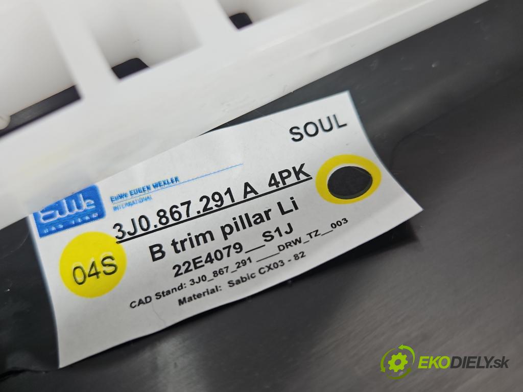 Skoda Superb IV 2023- 2.0 TDI 150 hp automatic 110 kW 1968 cm3 5- kryt plastová 3J0867291A
