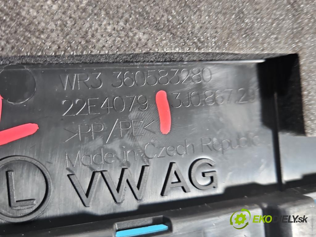 Skoda Superb IV 2023- 2.0 TDI 150 hp automatic 110 kW 1968 cm3 5- kryt plastová 3J0867291A