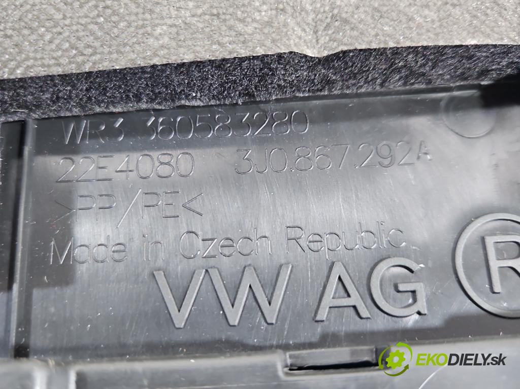 Skoda Superb IV 2023- 2.0 TDI 150 hp automatic 110 kW 1968 cm3 5- kryt plastová 3J0867292A