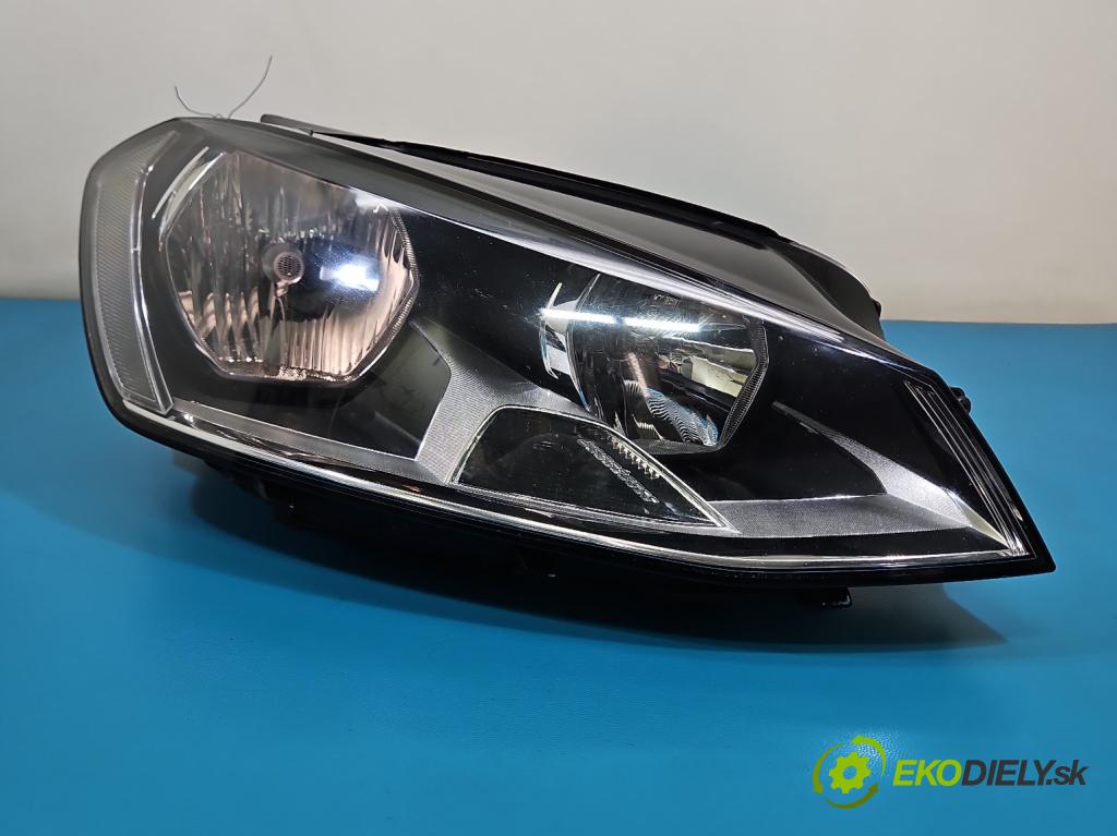 Vw Golf VII 2012-2020 1.2 TSI 86 HP manual 63 kW 1197 cm3 5- Reflektor: pravý 5G1941006E (Svetlo predné pravé)