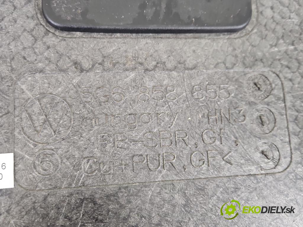 Vw Golf VII 2012-2020 1.2 TSI 86 hp manual 63 kW 1197 cm3 5- koberec do auta kufra: 5G6858855