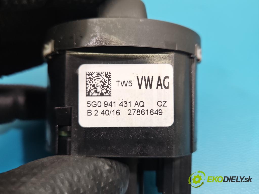 Vw Golf VII 2012-2020 1.2 TSI 86 HP manual 63 kW 1197 cm3 5- prepínač světla: na doska: 5G0941431AQ