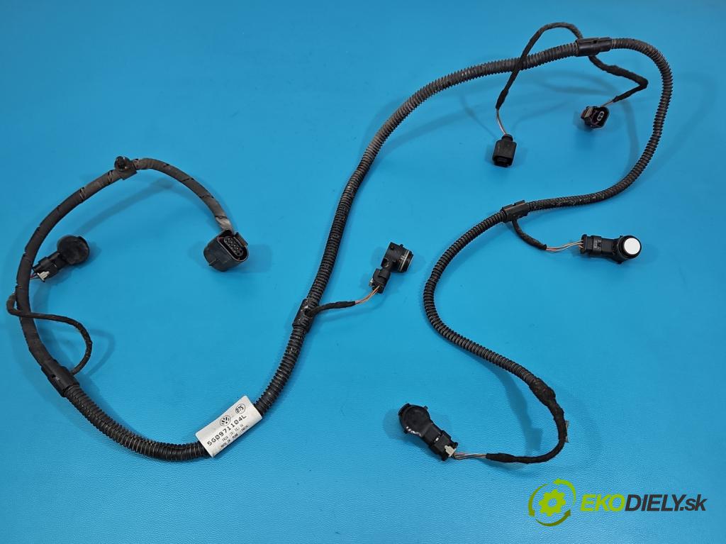 Vw Golf VII 2012-2020 1.2 TSI 86 HP manual 63 kW 1197 cm3 5- snímač parkovaní: 5G0971104L