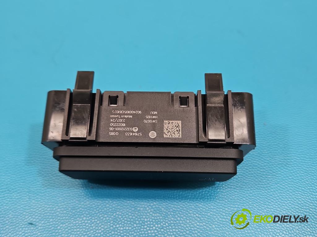 Skoda Superb IV 2023- 2.0 TDI 150 HP automatic 110 kW 1968 cm3 5- prepínač světla: na doska: 571941633