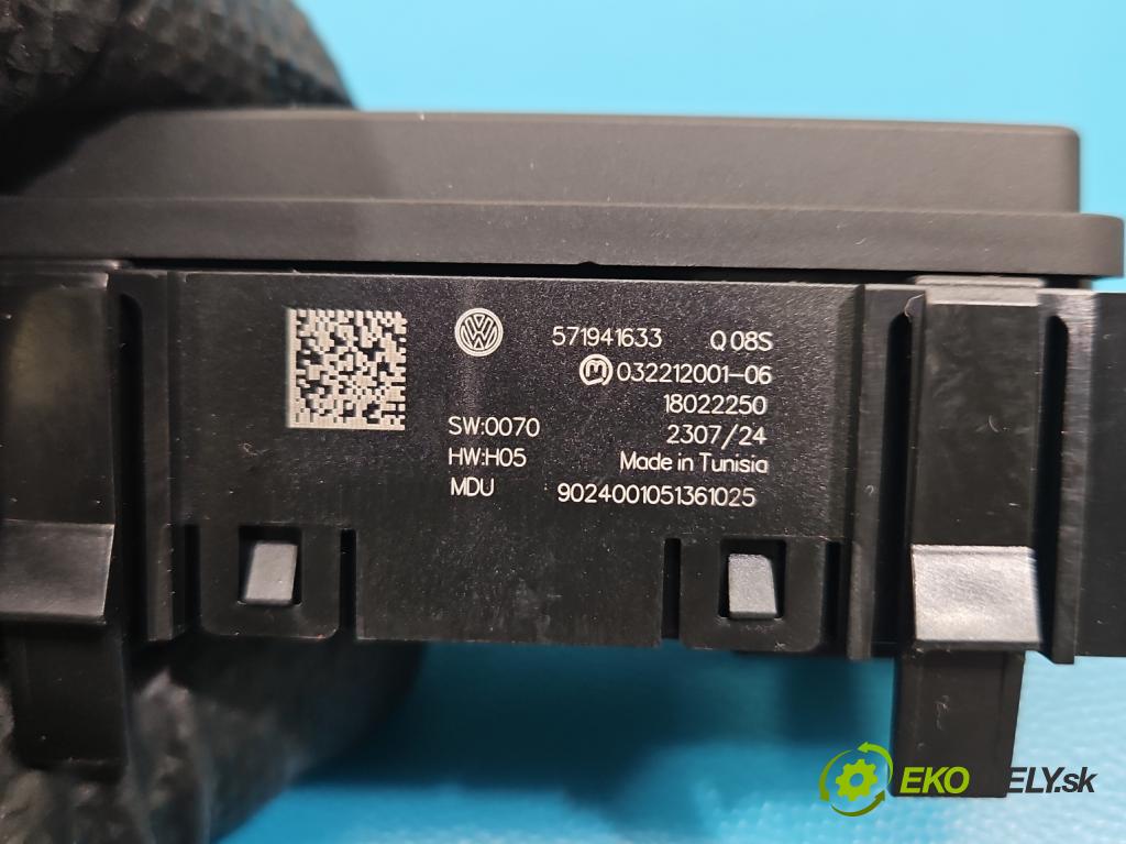 Skoda Superb IV 2023- 2.0 TDI 150 HP automatic 110 kW 1968 cm3 5- prepínač světla: na doska: 571941633