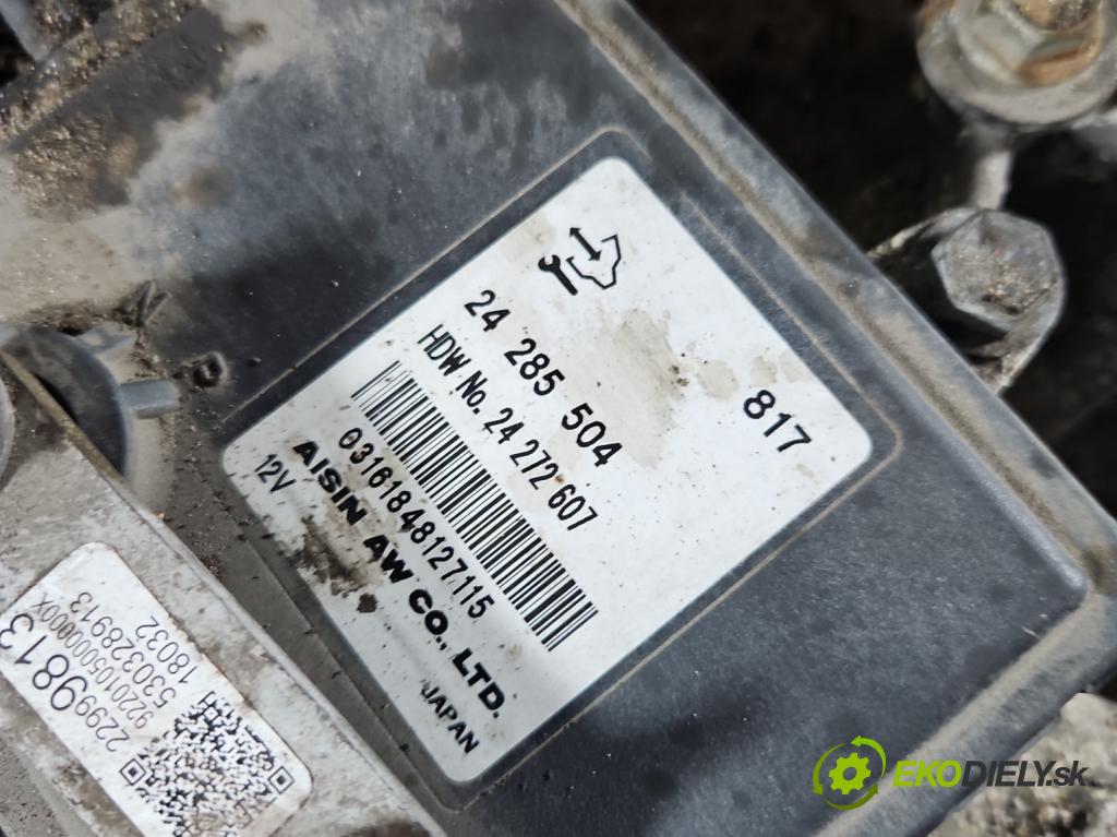 Opel Insignia B 2017-2022 2.0 T 260 HP automatic 191 kW 1998 cm3 5- prevodovka stupeň,rýchlosť automat 24284082