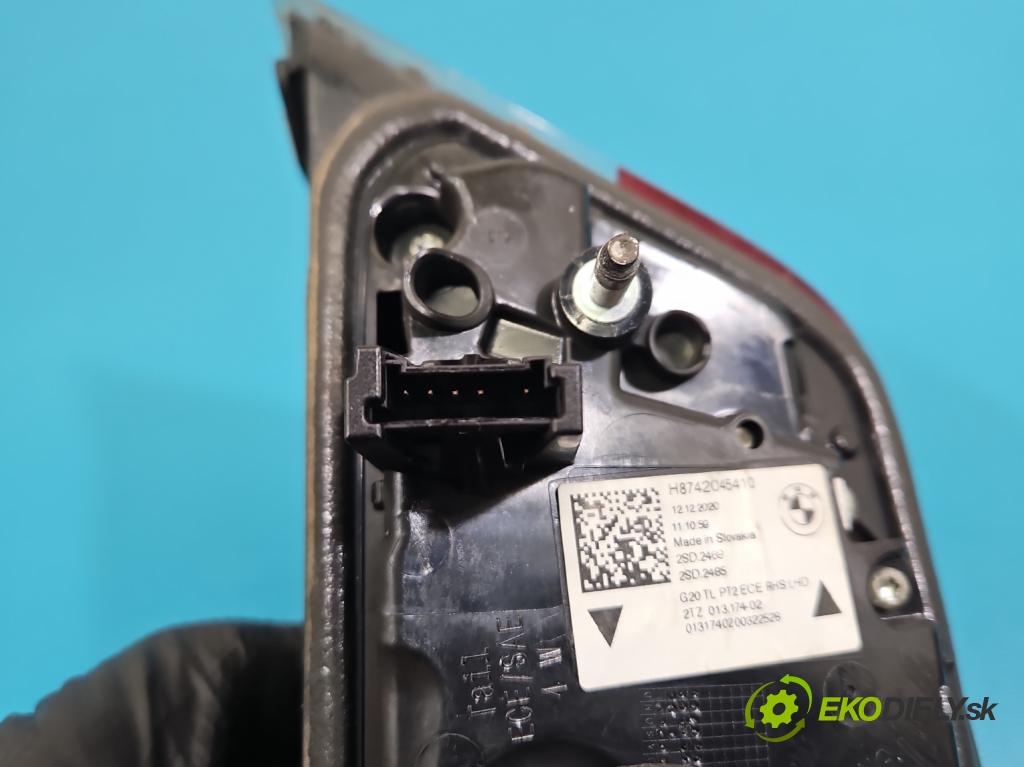 Bmw 3 G20 2018- 2.0 T 156 HP automatic 115 kW 1998 cm3 4- svetlo / reflektor zadné pravé H8742045410 (Kľučka dverí ostatné)