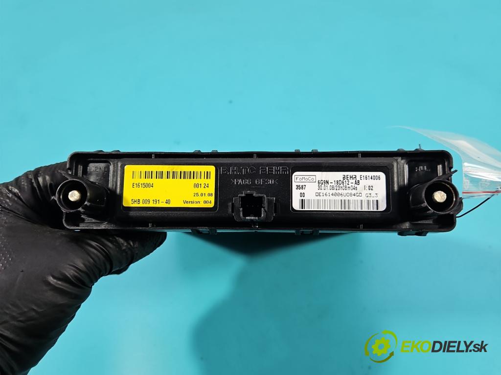 Volvo V70 III 2007-2016 2.0 16V 145 HP manual 107 kW 1999 cm3 5- radiator 6G9N-18D612-AB (Radiátor kúrenia)