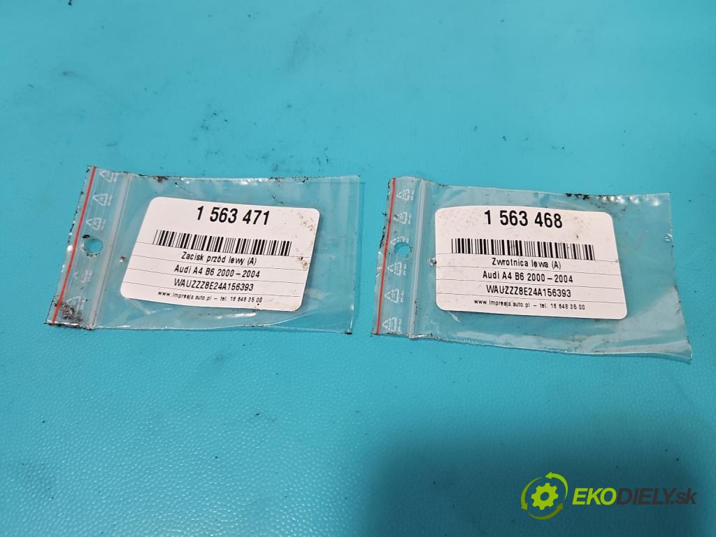Audi A4 B6 2000-2004 1.9 tdi 131 HP manual 96 kW 1896 cm3 5- brzdič predné ľavý  (Kľučka dverí ostatné)