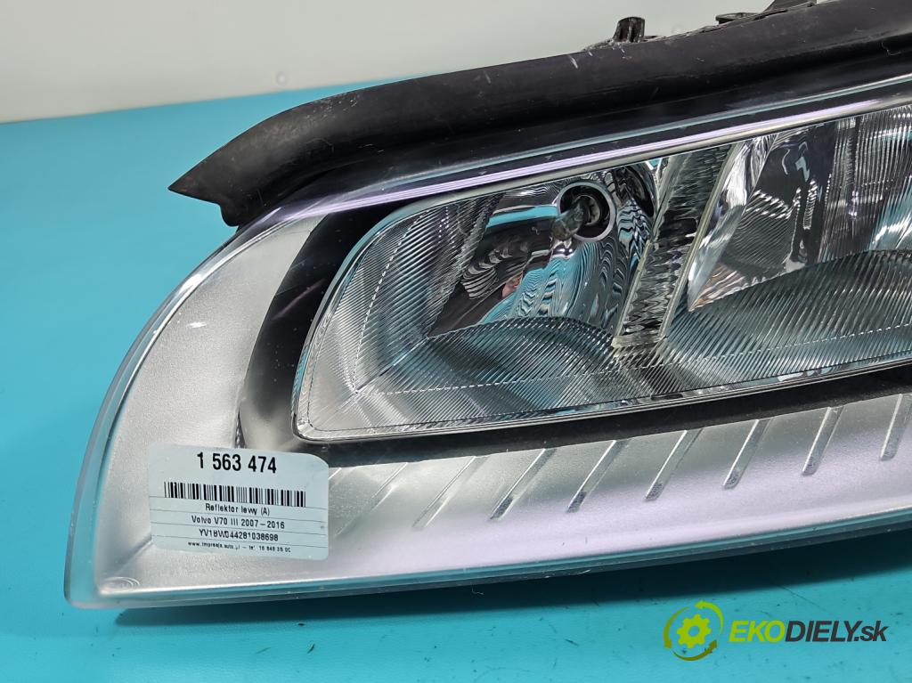Volvo V70 III 2007-2016 2.0 16V 145 HP manual 107 kW 1999 cm3 5- Reflektor: ľavý 31214351 (Kľučka dverí ostatné)