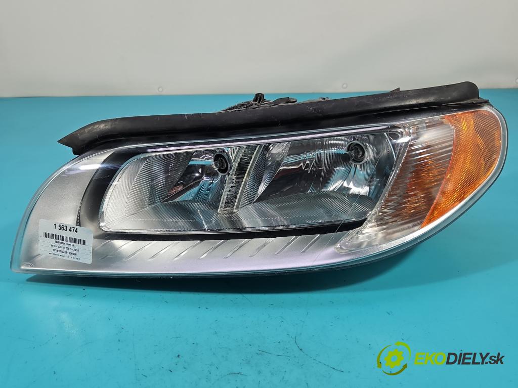 Volvo V70 III 2007-2016 2.0 16V 145 HP manual 107 kW 1999 cm3 5- Reflektor: ľavý 31214351 (Kľučka dverí ostatné)