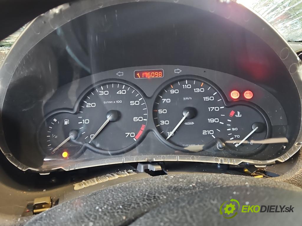 Peugeot 206 1.1 8V 60 hp manual 44 kW 1124 cm3 5- Přístrojová deska 9643401280 (Přístrojová deska)