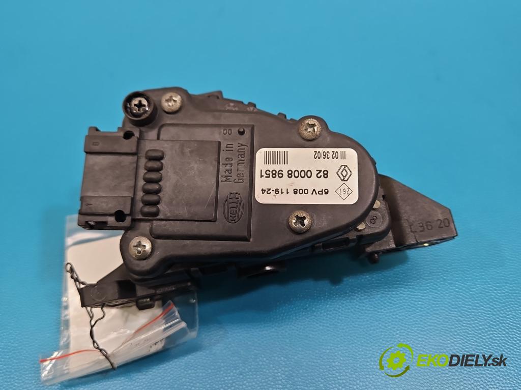 Renault Clio II 1998-2012 1.5 dci 82 hp manual 60 kW 1461 cm3 3- pedal plyn: potenciometr: 8200089851